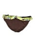 2Bamboo Graphic Brown Swimsuit Bottoms Size XL - photo 2