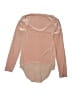 J.Crew Tan Long Sleeve Top Size M - photo 2