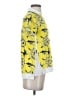 Bogner Yellow Short Sleeve Blouse Size S - photo 4