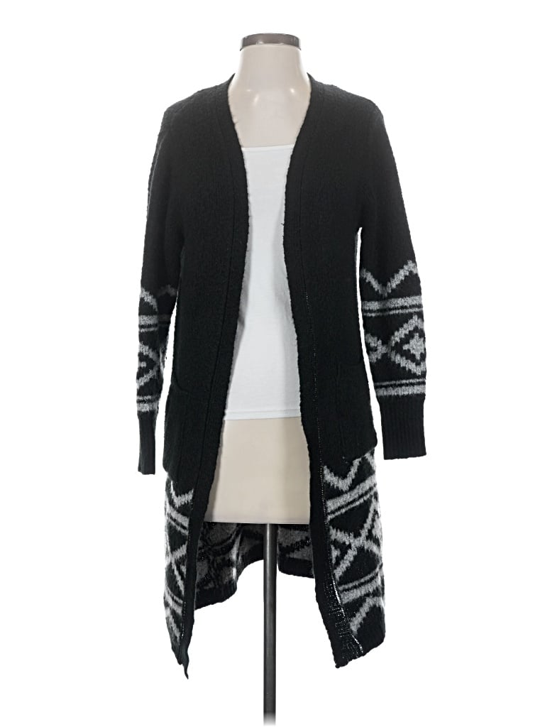 Pre-owned No Boundaries Cardigan Sweater In Black