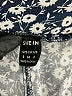 Shein 100% Viscose Print Blue Casual Pants Size 4 - photo 7