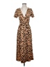 ASOS Animal Print Brown Casual Dress Size 4 - photo 1