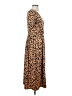 ASOS Animal Print Brown Casual Dress Size 4 - photo 4