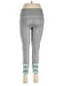 Jadelynn Brooke Color Block Gray Active Pants Size M - photo 2