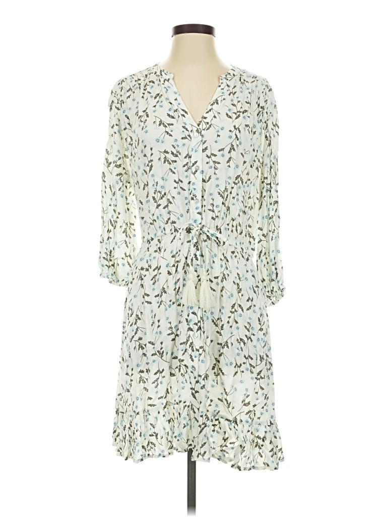 Pre-owned Lovestitch Casual Dress In White