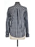 Maurices Checkered-gingham Blue Long Sleeve Button-Down Shirt Size L - photo 2
