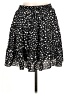 Hibluco 100% Polyester Polka Dots Black Casual Skirt Size M - photo 1