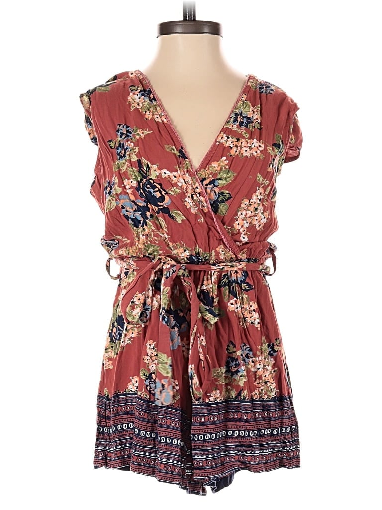 Pre-owned Angie Romper In Red