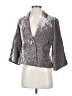 J.Jill 100% Polyester Metallic Gray Blazer Size 4 (petite) - photo 1