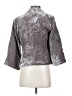 J.Jill 100% Polyester Metallic Gray Blazer Size 4 (petite) - photo 2