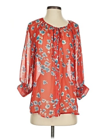 Olivia Moon 3/4 Sleeve Blouse (view 1)