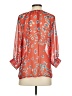 Olivia Moon 100% Polyester Orange 3/4 Sleeve Blouse Size S - photo 2