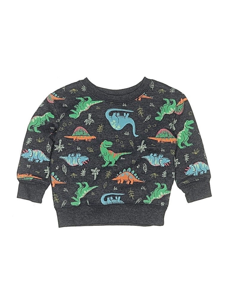 Pre-owned Jumping Beans Babies' Pullover Sweater In Gray