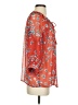 Olivia Moon 100% Polyester Orange 3/4 Sleeve Blouse Size S - photo 4