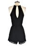 Miami 100% Rayon Solid Black Romper Size XS - photo 2