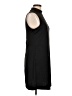 Unbranded Solid Black Casual Dress Size L - photo 4