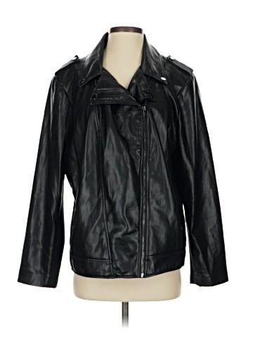 Chico's Leather Jacket (view 1)