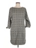 Max Studio Plaid Gray Casual Dress Size M - photo 1