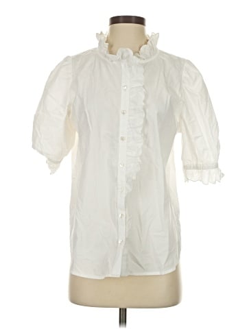 J.Crew Collection Short Sleeve Blouse (view 1)