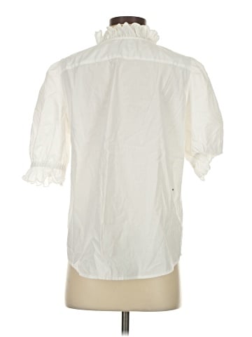 J.Crew Collection Short Sleeve Blouse (view 2)