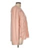Tiny 100% Polyester Pink Long Sleeve Blouse Size L - photo 4