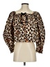 Mille 100% Cotton Brown Long Sleeve Blouse Size XS - photo 1