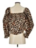 Mille 100% Cotton Brown Long Sleeve Blouse Size XS - photo 2