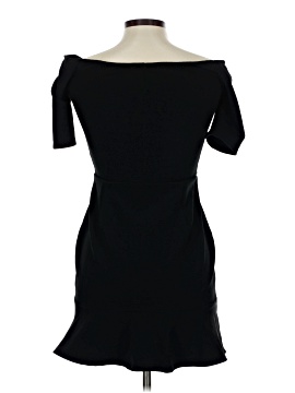 knee length dresses for ladies PRECIOUS DRESS BLACK SHORT  Offshoulder