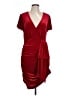 Fab'rik Red Cocktail Dress Size L - photo 1