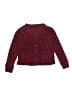 Art Class 100% Polyester Tweed Burgundy Cardigan Size 6 - 6X - photo 1