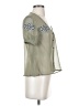 Ecote Green Short Sleeve Blouse Size XS - photo 4