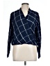 Linea Domani Blue Long Sleeve Blouse Size L - photo 1