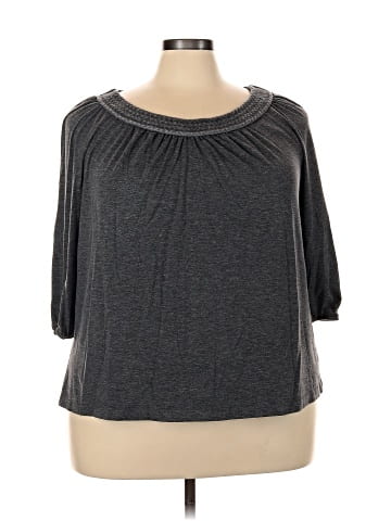 I.N. Studio 3/4 Sleeve Top (view 1)