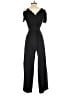 Monteau Solid Black Jumpsuit Size S - photo 2