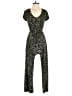 Tommy Bahama Animal Print Black Jumpsuit Size XXS - photo 1