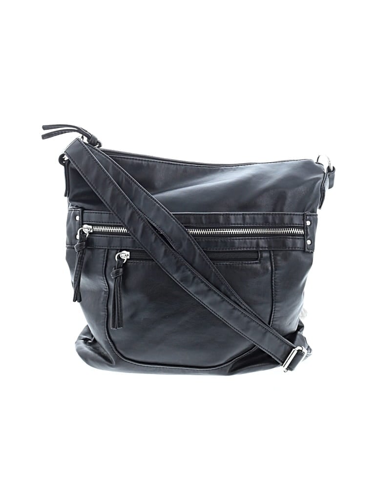 Pre-owned Bueno Shoulder Bag In Black