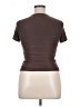Moa Moa Brown Short Sleeve Top Size XL - photo 2