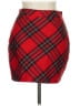 Vestique 100% Polyester Argyle Red Formal Skirt Size L - photo 1