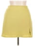 Lulus Solid Yellow Casual Skirt Size L - photo 1