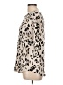 Tickled Teal Animal Print Ivory 3/4 Sleeve Blouse Size L - photo 5