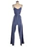 Bar III Solid Blue Jumpsuit Size XXS - photo 2