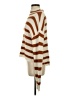 Paper Crown Stripes Brown Turtleneck Sweater Size XS - photo 5