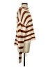 Paper Crown Stripes Brown Turtleneck Sweater Size XS - photo 4
