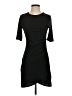 Alya Solid Black Casual Dress Size S - photo 1