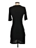 Alya Solid Black Casual Dress Size S - photo 2