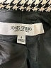 Jones Studio 100% Polyester Houndstooth Ivory Blazer Size 4 - photo 6