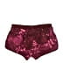Adidas 100% Polyester Hearts Burgundy Athletic Shorts Size M - photo 2