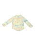 Jessica Simpson Tie-dye Yellow Long Sleeve Button-Down Shirt 9-12 MO / 12 MO - photo 1