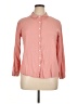 Unbranded Solid Pink Long Sleeve Blouse Size XL - photo 1