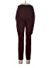 Ann Taylor LOFT Solid Burgundy Active Pants Size 10 - photo 2